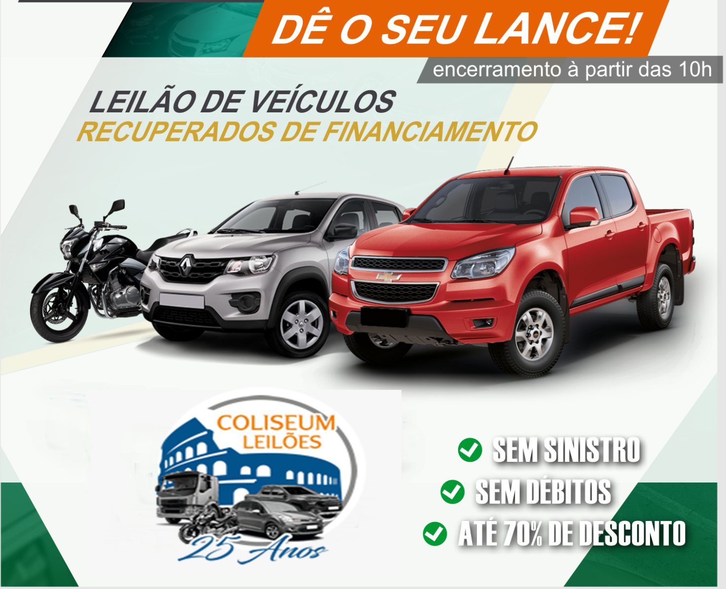 LEILÕES DE MOTOS E VEICULOS  LEILÕES DE MOTOS E VEICULOS